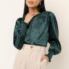 Tops * | Buy Calista Janne Blouse In Emerald