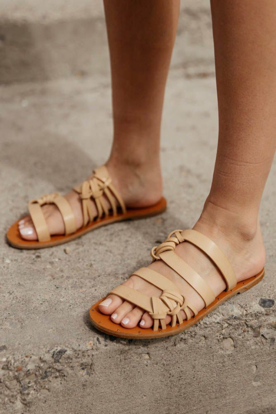 Shoes * | Budget Beast Fashion Shoes Travis Sandals Tan