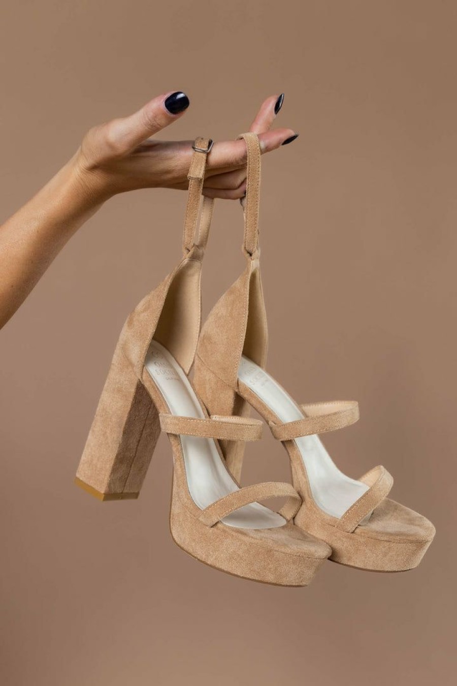 Shoes * | Hot Sale Free Soul/Miracle Mile Raelynn Heels In Shoes Beige