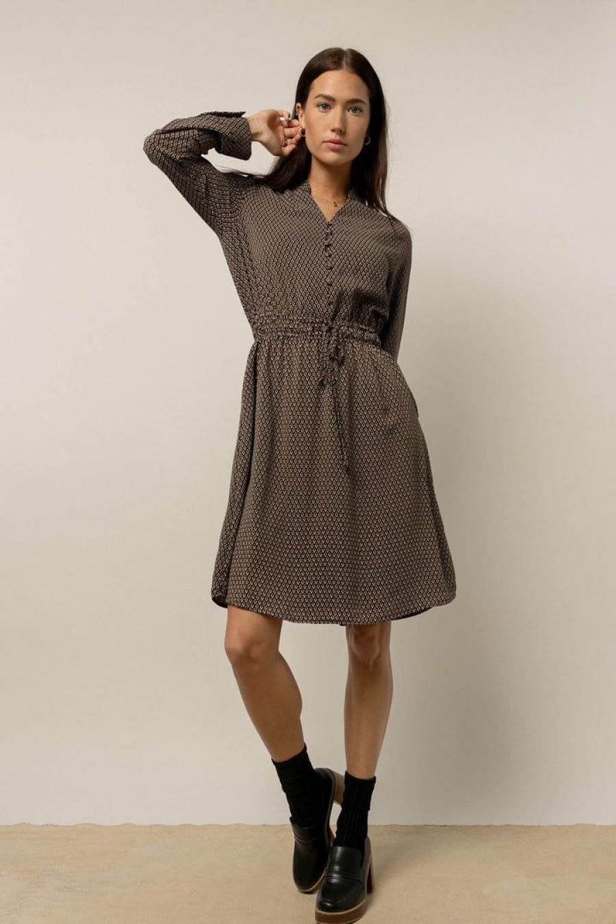 Dresses * | Best Pirce Leia N Co New Arrivals Lamont Mini Dress Black