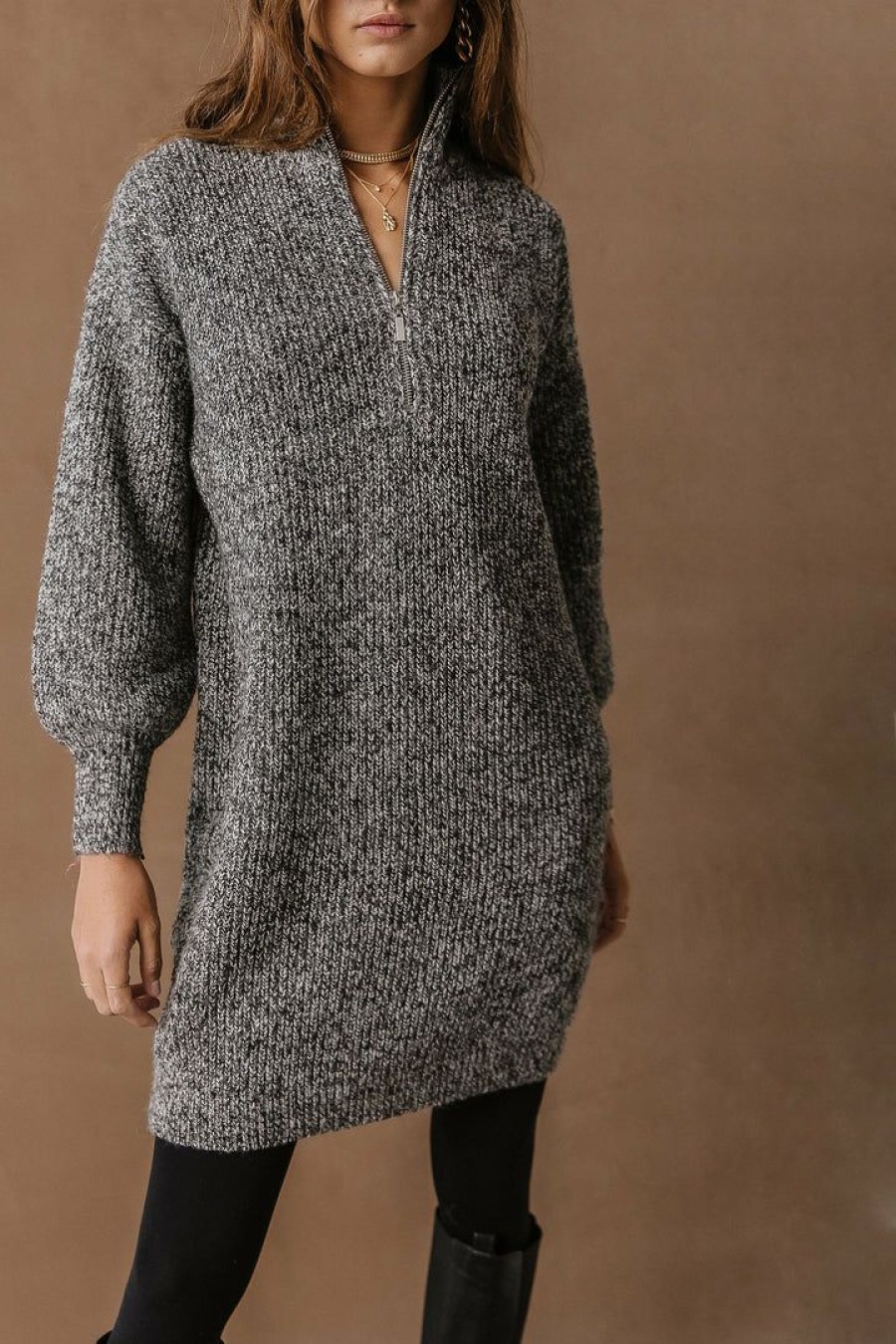 Dresses * | Outlet Vero Moda Sweater Dress Black