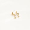 Jewelry * | Hot Sale J&D Jewelry Silvia Earrings Gold