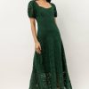 Dresses * | Cheapest Aaron & Amber Parker Maxi Dress In New Arrivals Emerald