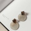 Jewelry * | Brand New La Radiant Val Jean Global Julia Earrings Grey