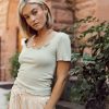 Tops * | Deals Vero Moda Sydia Tee In Final Sale Sage