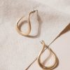 Jewelry * | Cheapest Joyful Jewelry Amanda Hoop Earrings In Gold