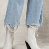 Shoes * | Outlet Beast Fashion Bronda Heeled Boots In Ivory