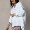 Tops * | Promo Aemi And Co Brogan Hoodie In Tops White