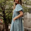 Dresses * | Deals Mustard Seed Tori Romper Dress In Blue