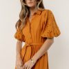 Dresses * | Discount Flying Tomato Dresses Ophelia Lace Midi Dress In Final Sale Mustard