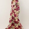 Dresses * | Cheapest Aakaa Dresses Real Love Maxi Dress Plum