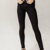 Jeans * | Wholesale Plastic Flying Monkey Salma Mid-Rise Skinny Jeans Final Sale Black