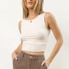 Tops * | Coupon Final Touch Collection Gretel Tank In Ivory