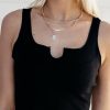 Tops * | Best Sale Listicle Tops Julieta Cropped Tank Top In Final Sale Black