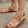 Shoes * | Coupon Beast Fashion Tavia Sandals Shoes Taupe